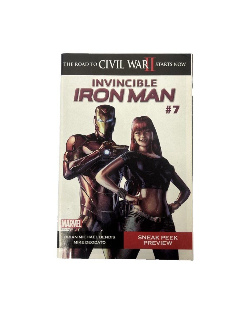 Marvel Comic Book Invincible Iron Man #7 Comic Book